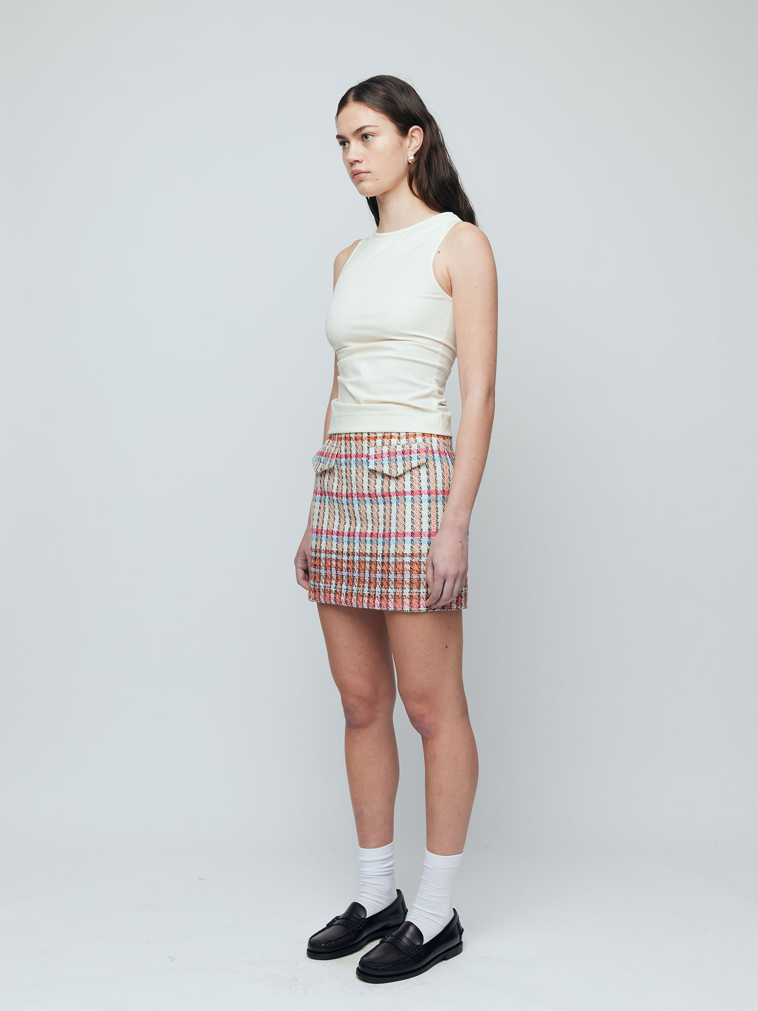 Alyn Smock Shirt - White